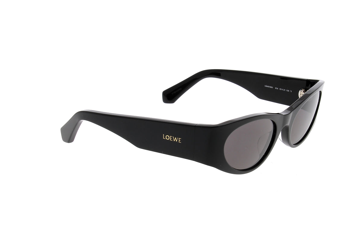 Luxury Eyewear – Lunettes De Soleil - Loewe, lunettes de soleil noires avec verres teintés, vue de trois-quarts