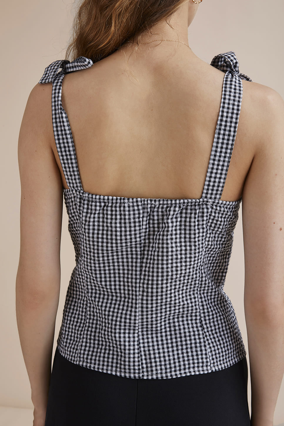 Rouje - Angelo Top - Black Vichy