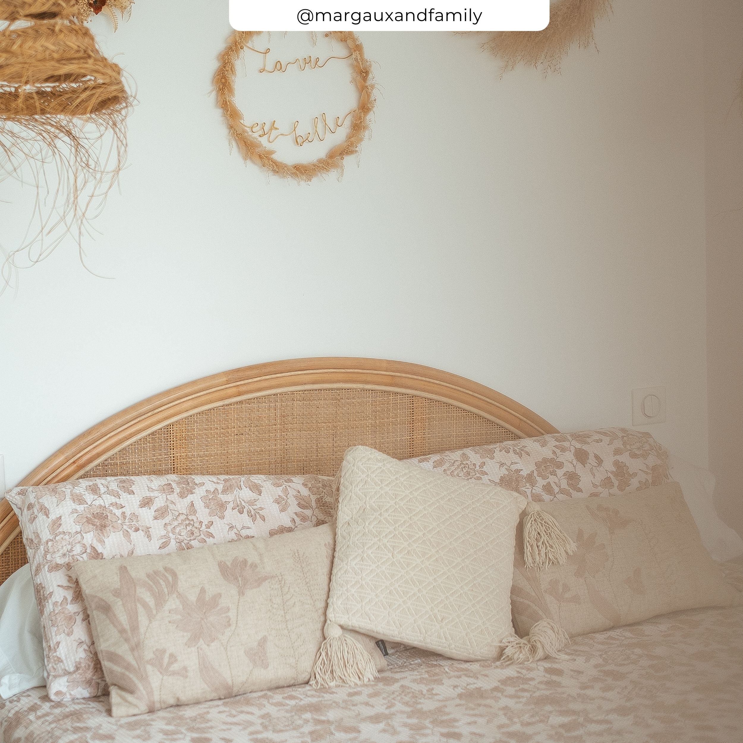 Madya - Natural Rattan Headboard