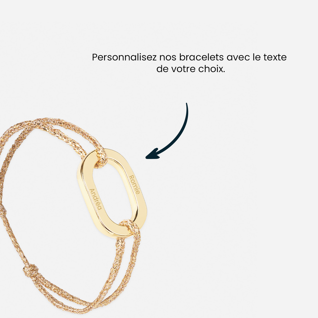 Bracelet Corsaire - Bleu Marine & Beige