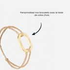 Bracelet Corsaire - Bleu Marine & Beige