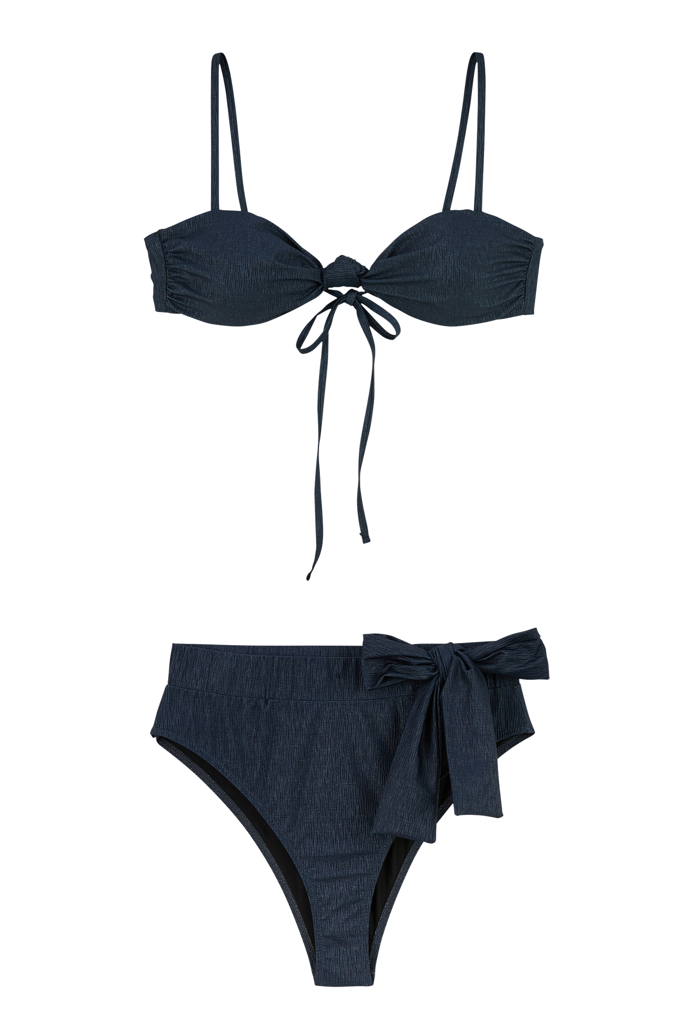 Haut De Maillot Conta Lurex Marine
