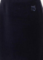 Maison Kitsune - Eyelet Skirt - Black - Women