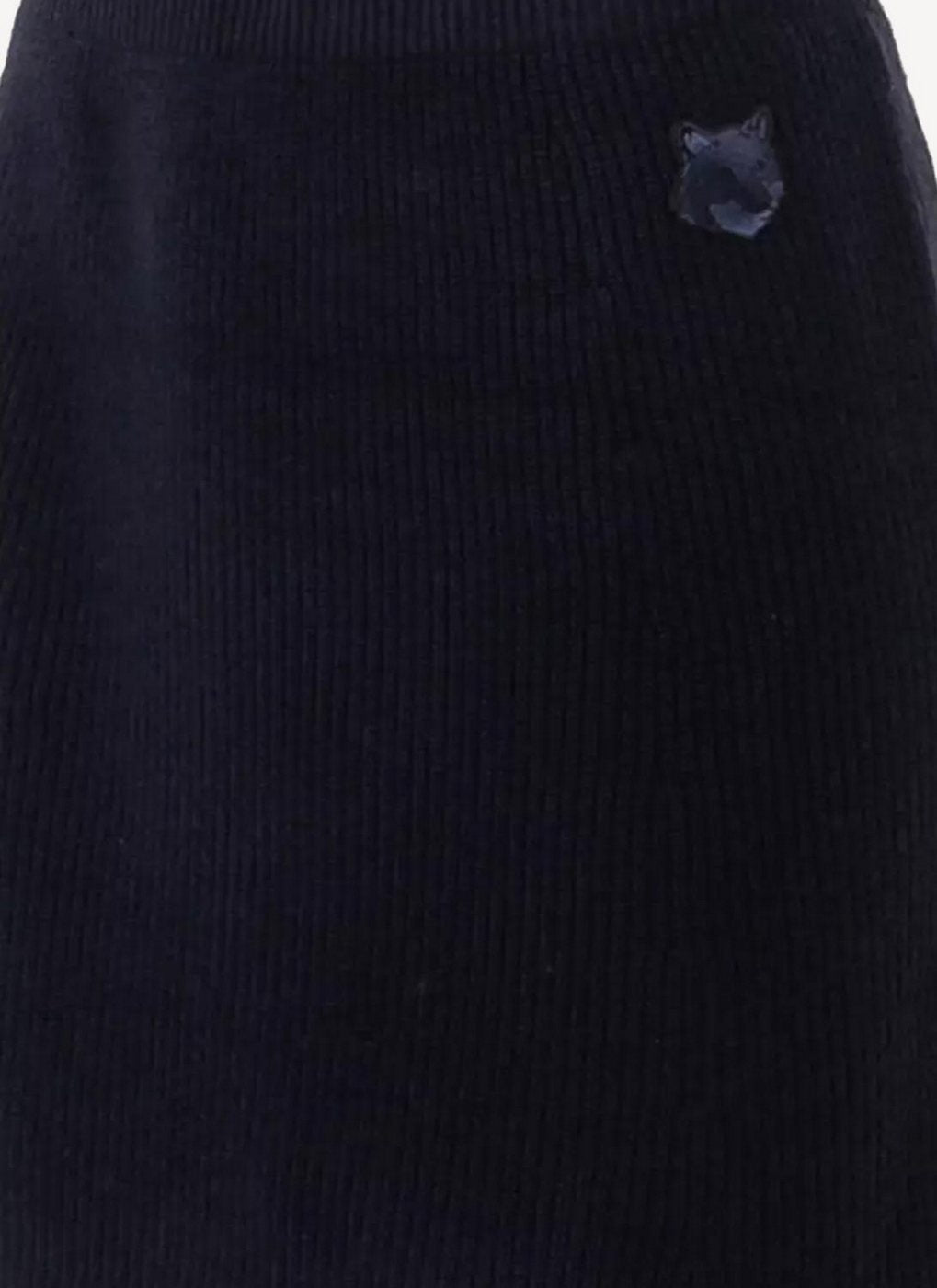 Maison Kitsune - Eyelet Skirt - Black - Women