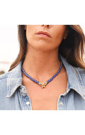 Malena Necklace - Blue