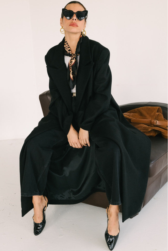 Manteau Mandarine Etro Noir