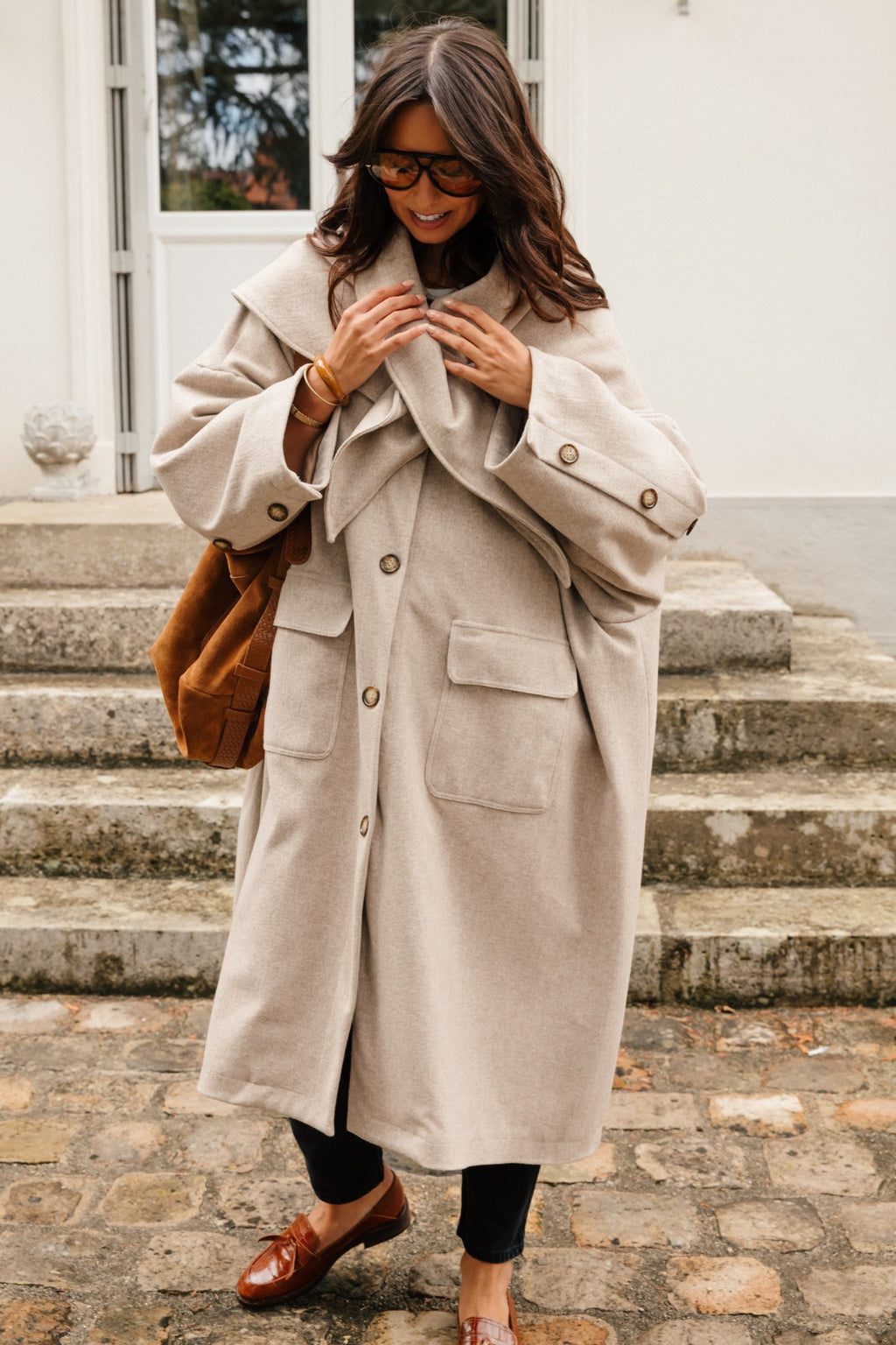 MARCELIN RESCA ECRU COAT