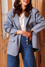 Manteau Monique Basis Bleu