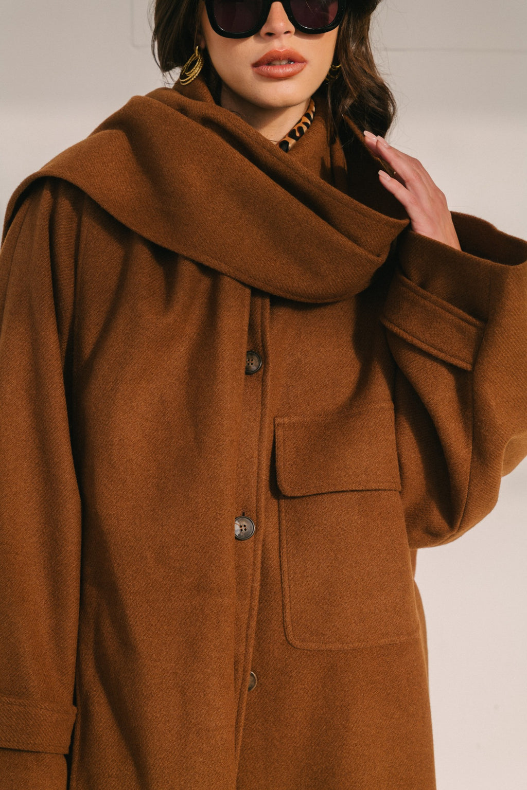 MURPHY WHITE CAMEL COAT