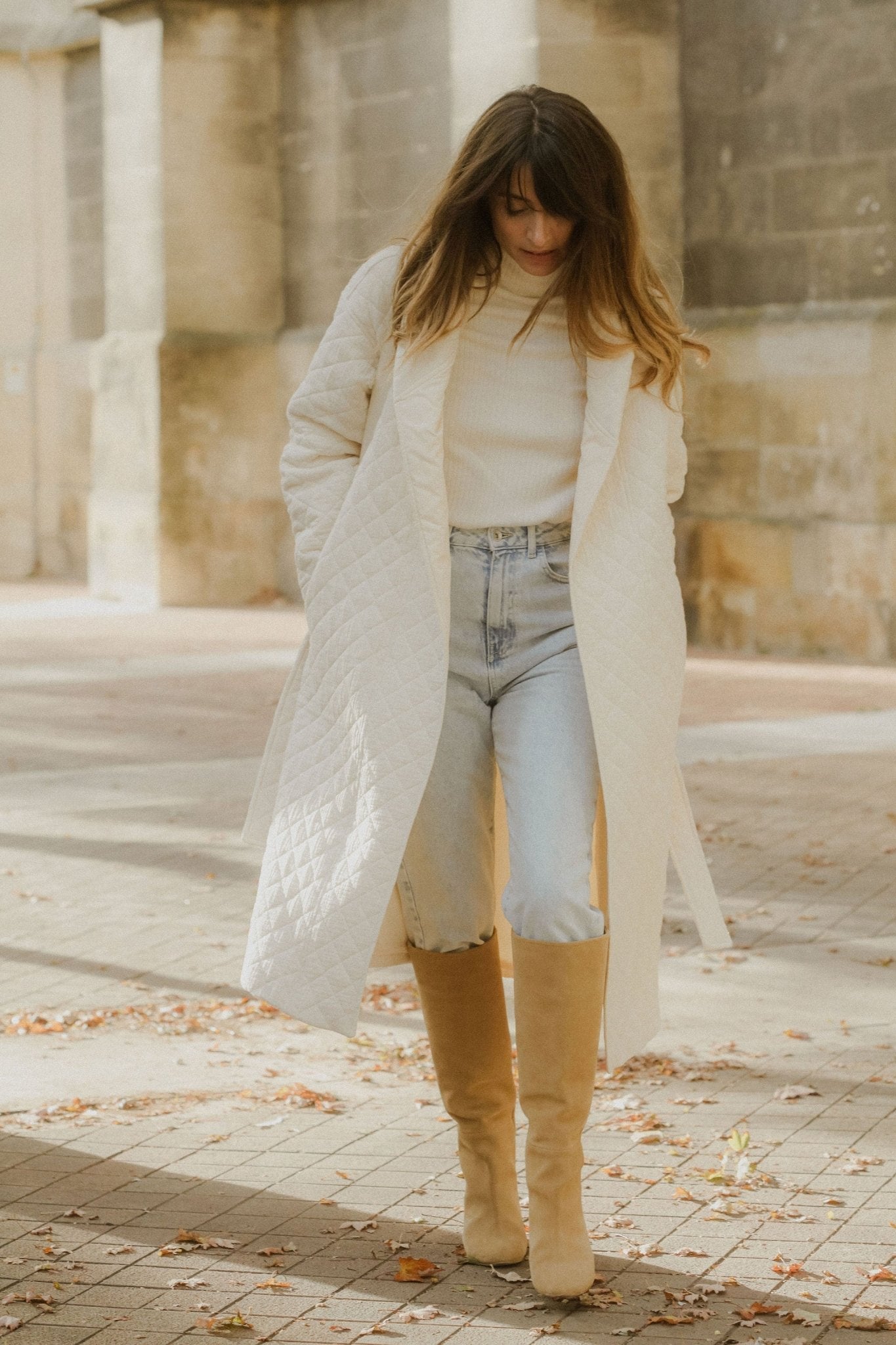 Manteau Neptune Long - écru