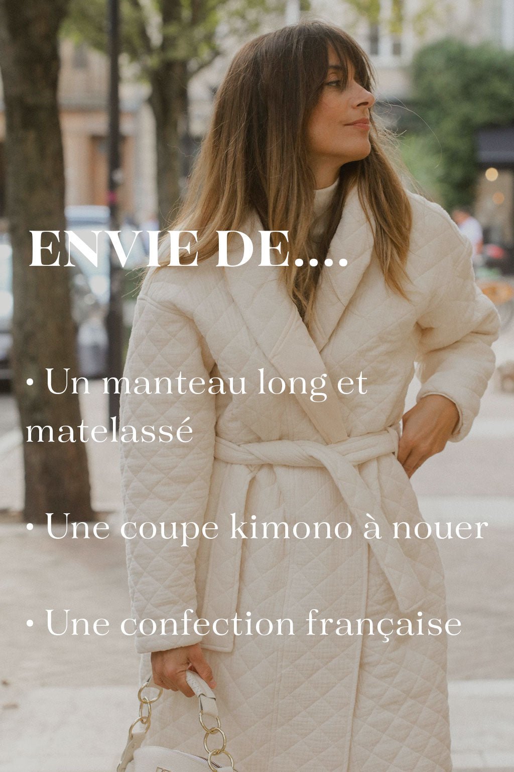 Manteau Neptune Long - écru