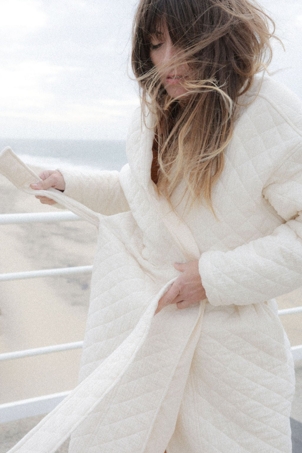 Manteau Neptune Long - écru