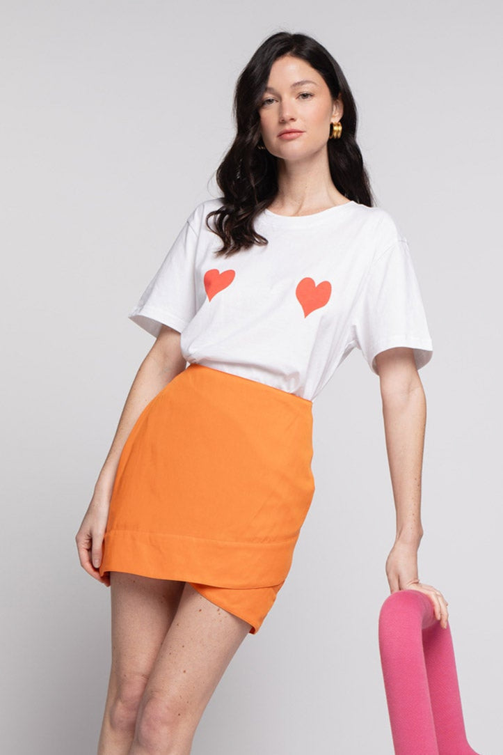 Falda Margaux Naranja