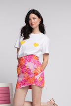 Margaux Peony Bomb Skirt