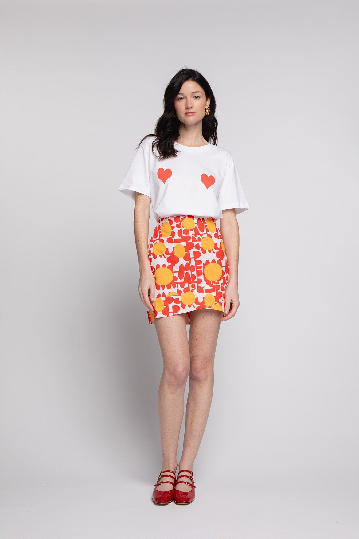 Margaux Red Sun Skirt