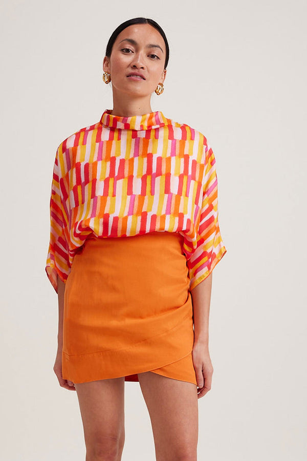 Falda Margaux Naranja