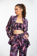 Tube Top - Purple Paisley
