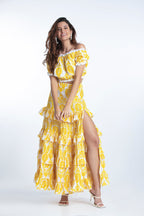 Top Jenna - Bordados Amarillo