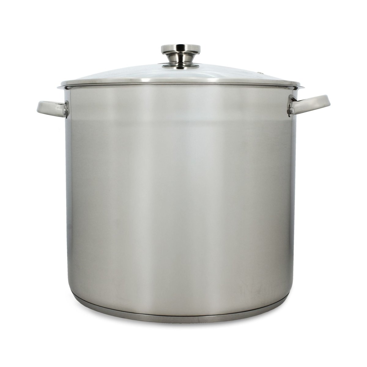 Pentola Con Coperchio In Vetro - Acciaio Inossidabile - 17 L 32 Cm