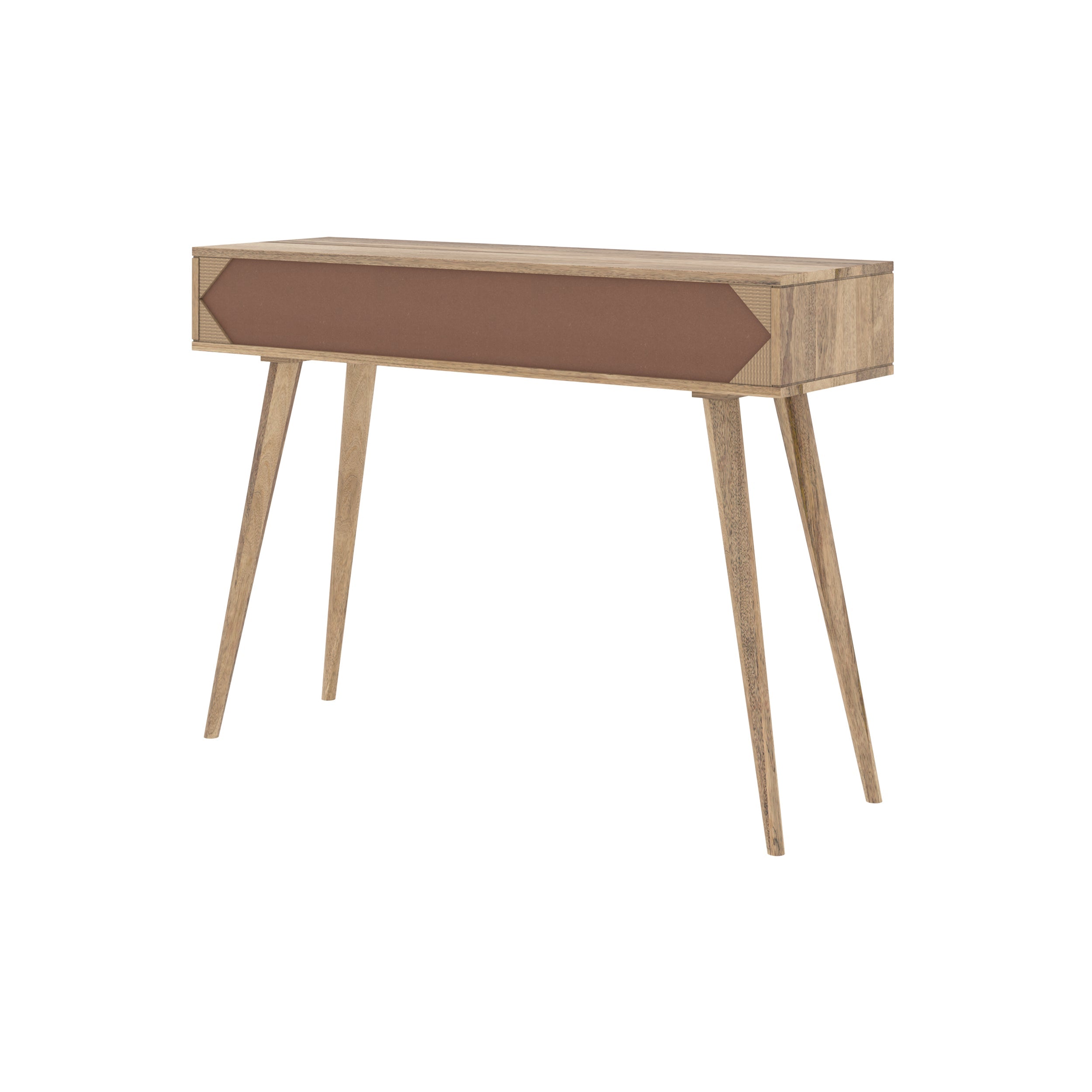 Masala - Console En Bois De Manguier 2 Tiroirs