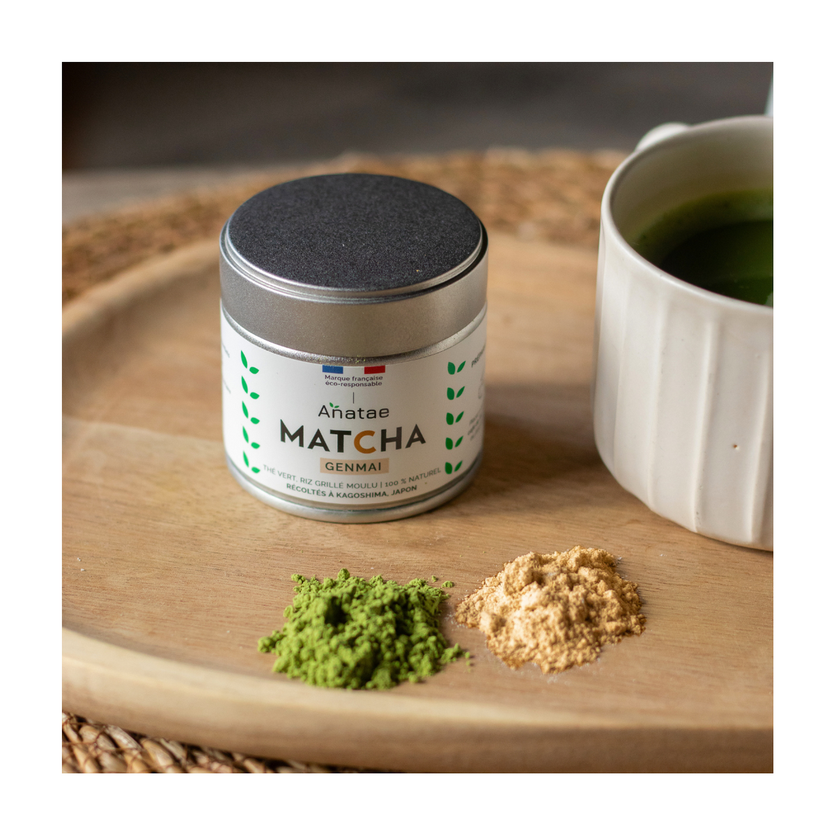 Biologische Genmai Matchathee