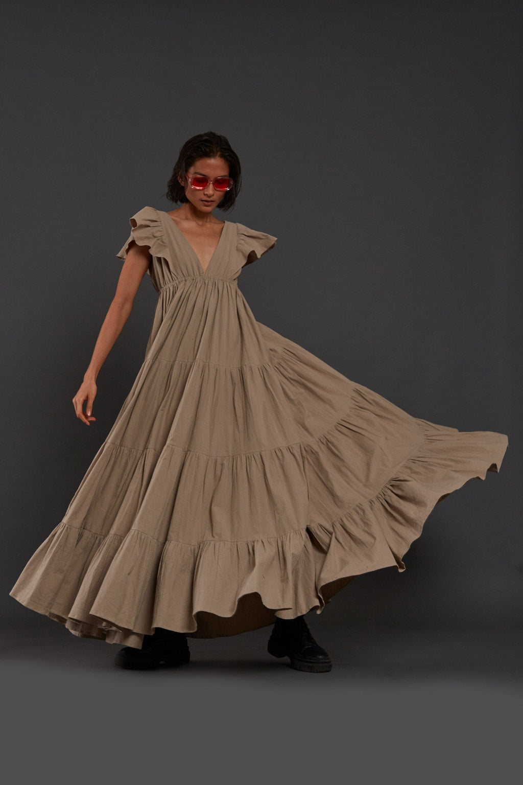 Vestido Monette - Beige