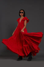 Monette Dress - Red