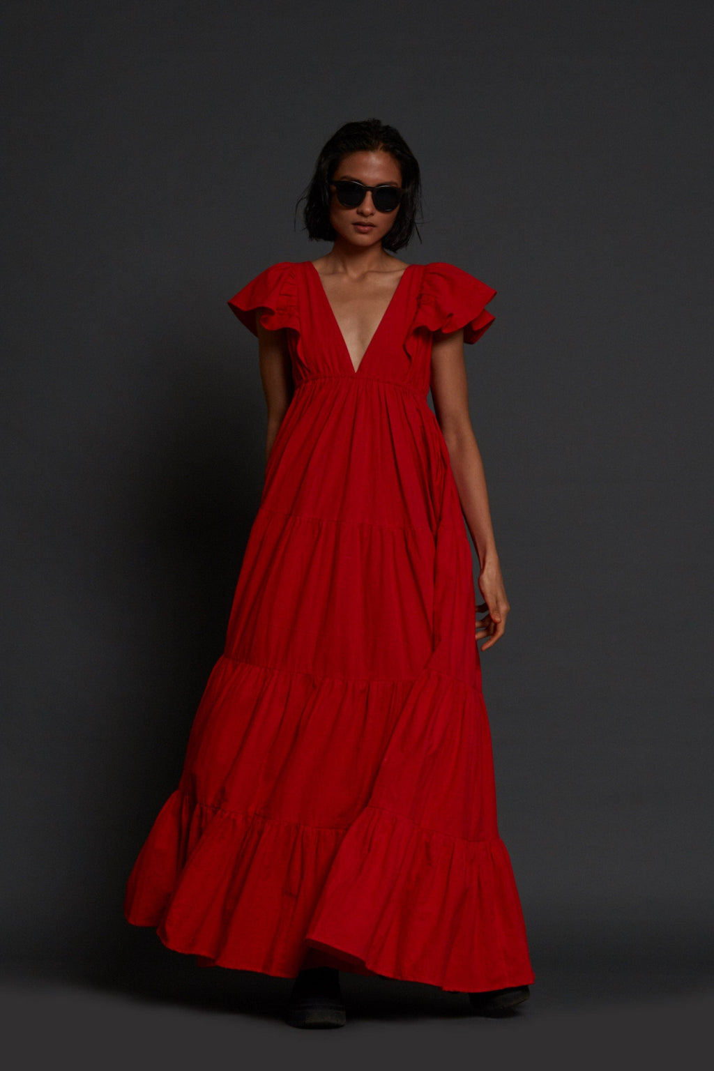 Monette Dress - Red