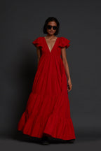 Monette Dress - Red