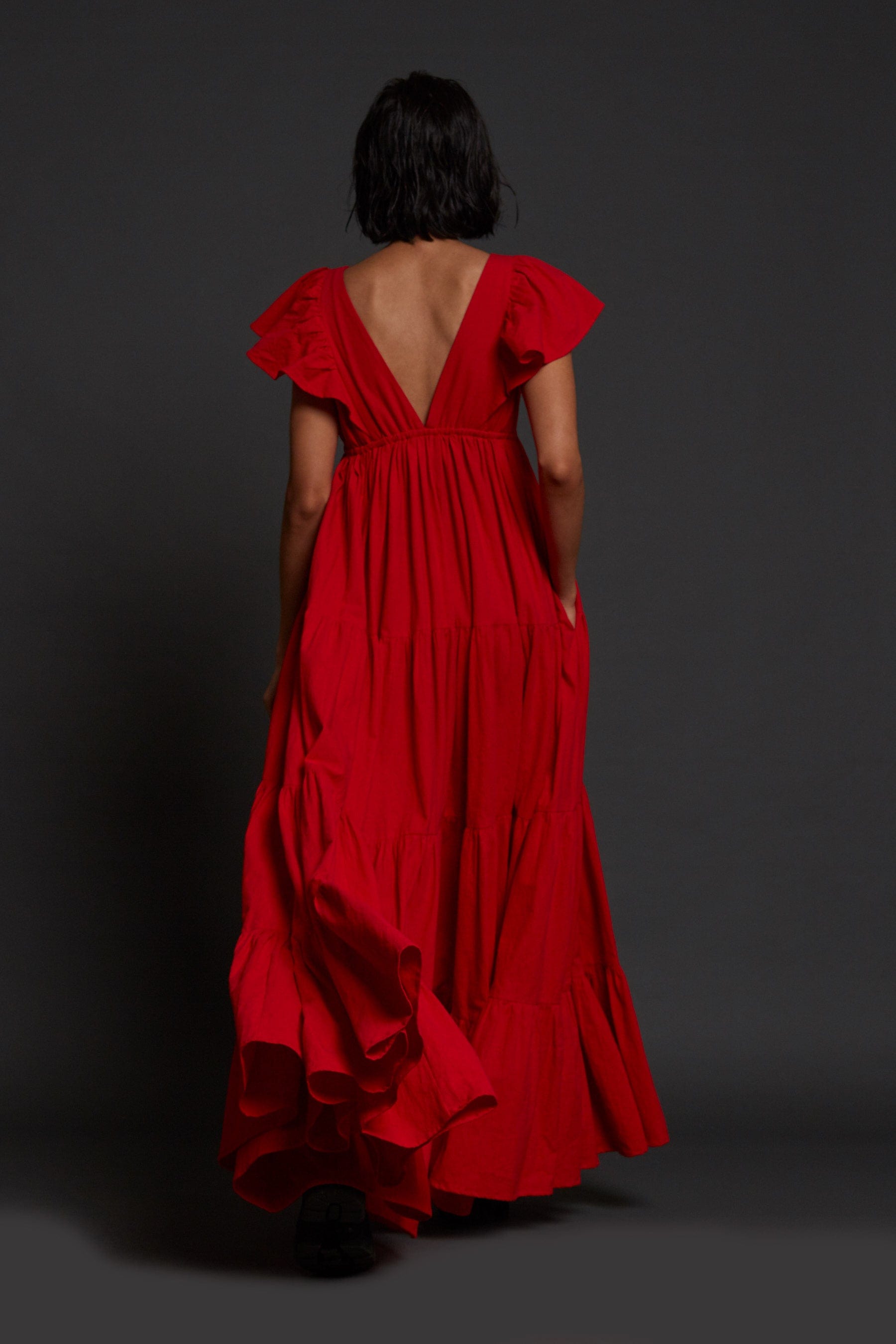Monette Dress - Red