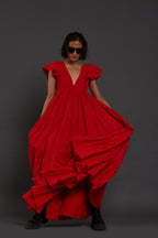 Monette Dress - Red