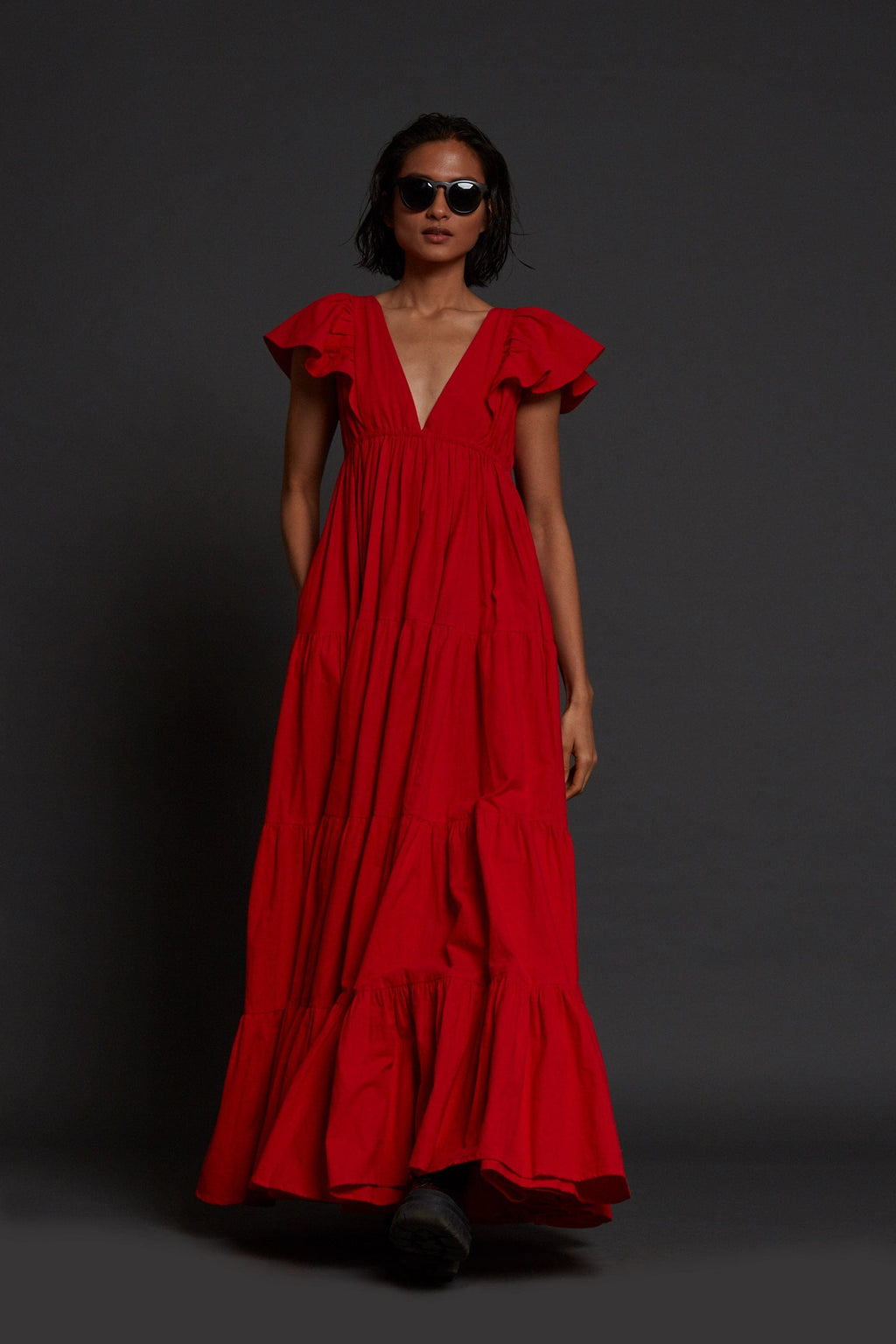 Monette Dress - Red