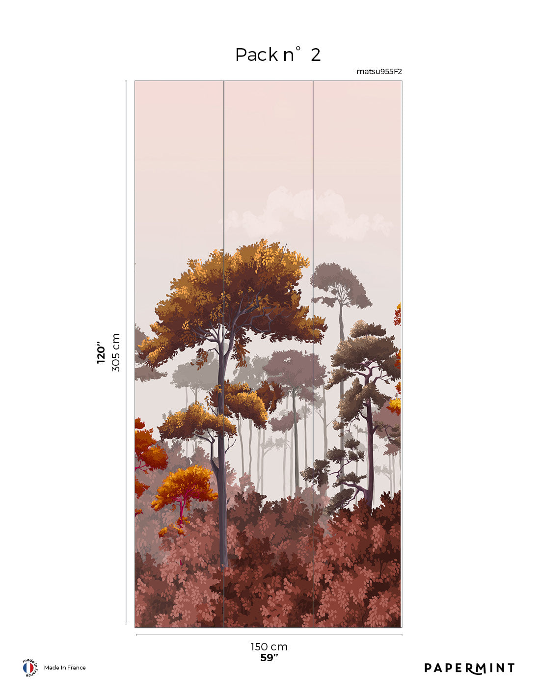 Wandbild Matsu - Automne