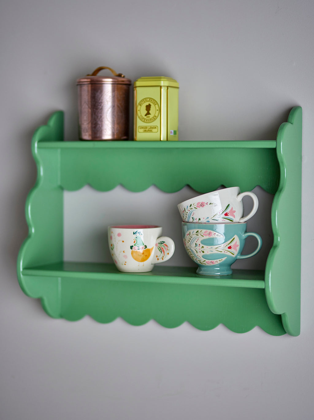 Salla - Estantería - Verde - Abeto