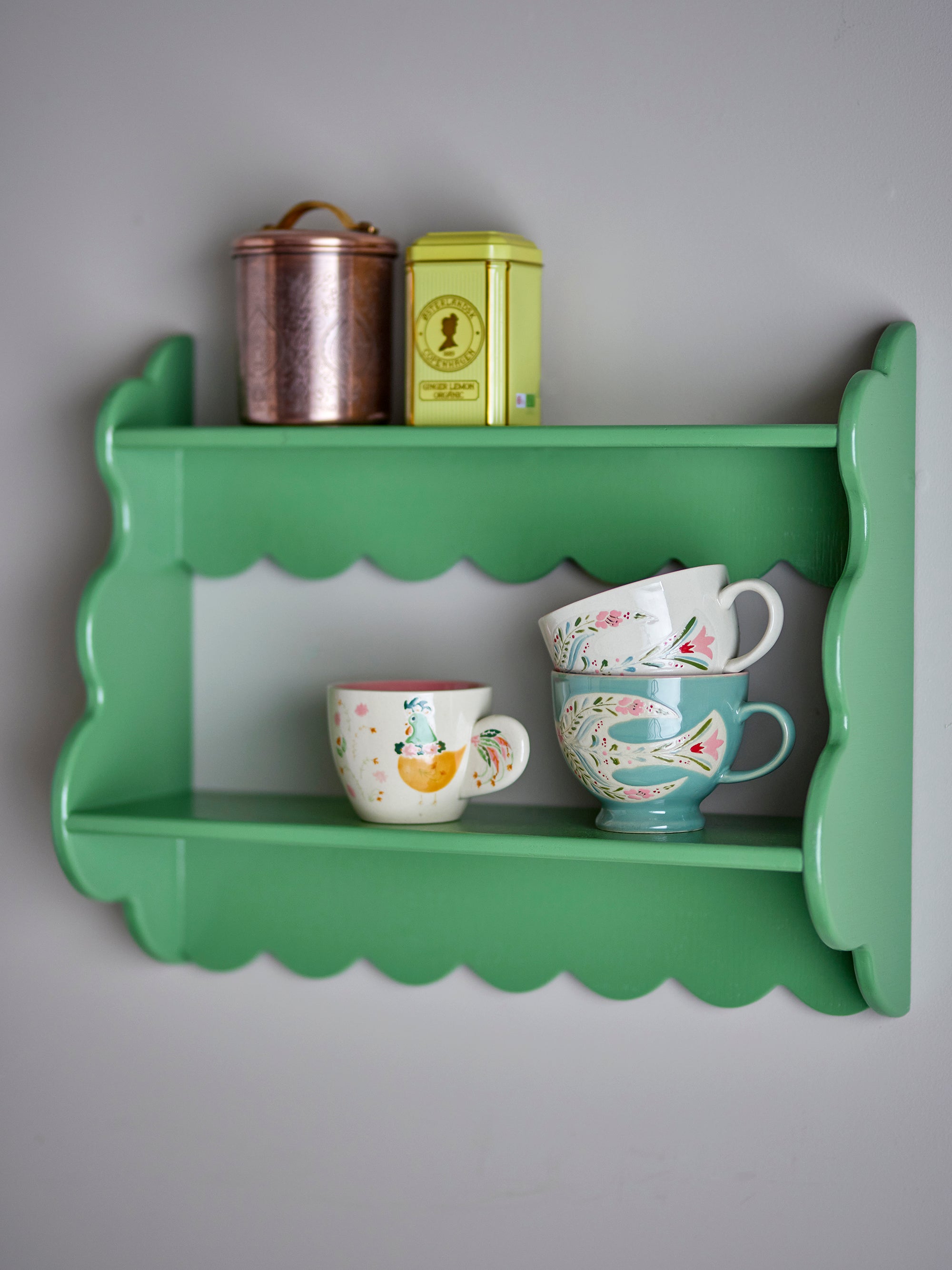 Salla - Estantería - Verde - Abeto