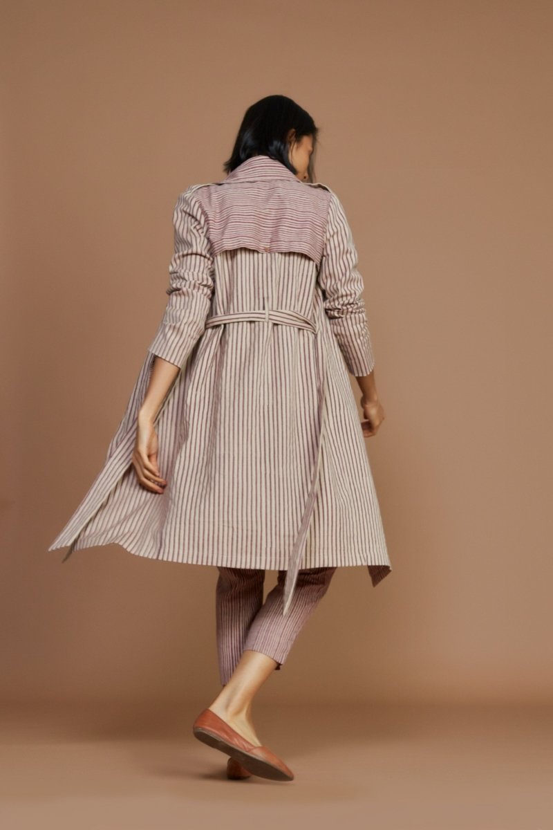 Megan Trench Coat - Mauve