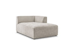 Chaise longue para sofá modular MEGEVE - Tejido texturizado - Esquina derecha