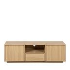 Joy - Mueble de TV de 2 puertas - Madera - Madera clara