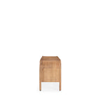 Bali - Mueble de TV de 2 puertas - Madera maciza - Madera clara