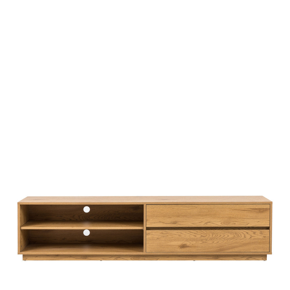 Since - Mobile TV 2 cassetti, 2 vani - Legno - Legno chiaro