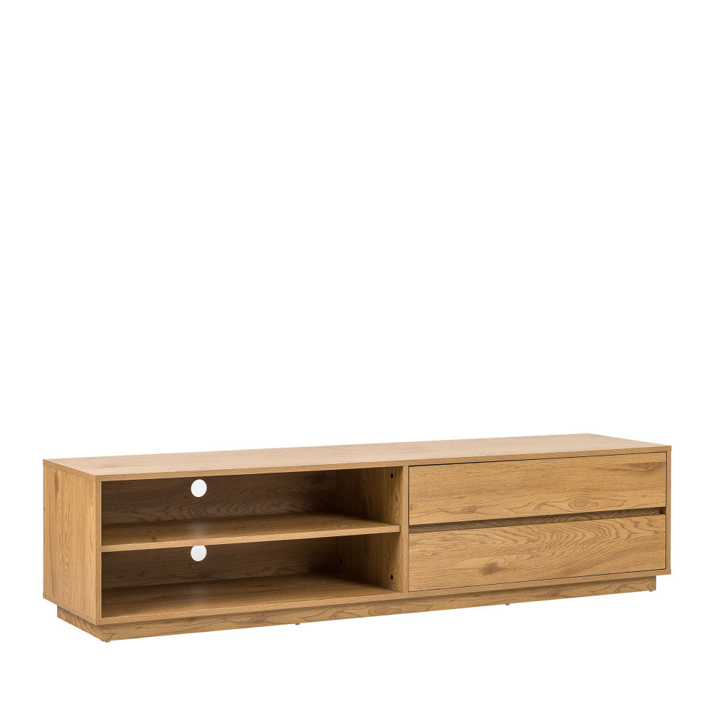 Since - Mobile TV 2 cassetti, 2 vani - Legno - Legno chiaro
