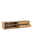 Since - Mobile TV 2 cassetti, 2 vani - Legno - Legno chiaro