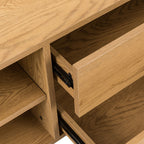 Since - Mobile TV 2 cassetti, 2 vani - Legno - Legno chiaro