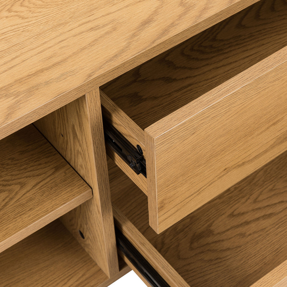 Since - Mobile TV 2 cassetti, 2 vani - Legno - Legno chiaro