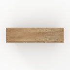 Delya - Mueble TV De Madera Maciza Y Ratán De Mindi