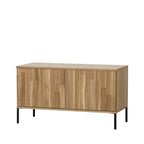 New gravure - Meuble TV 2 Portes - Bois - Bois clair