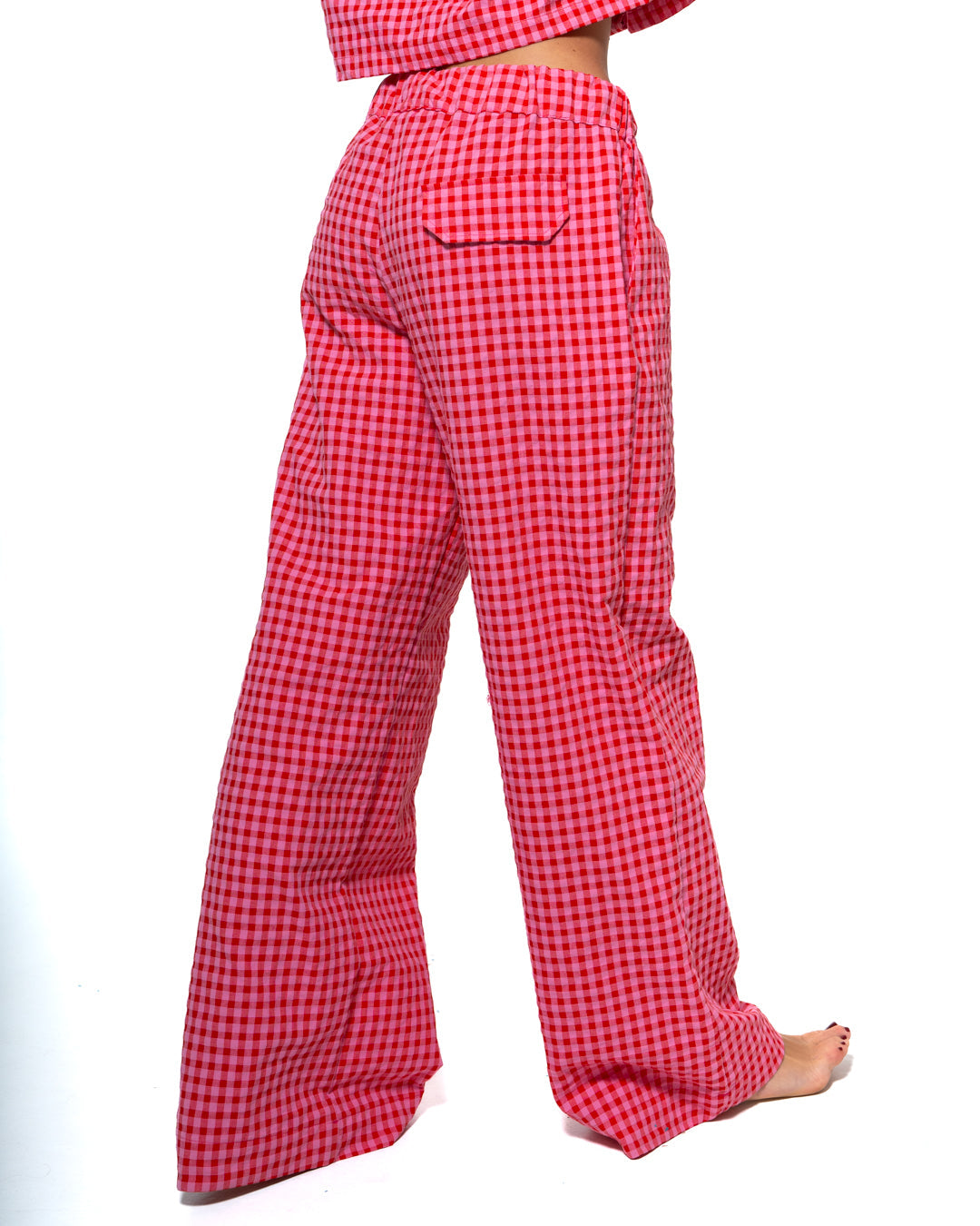 Pantalon Vichy - Red Pepper