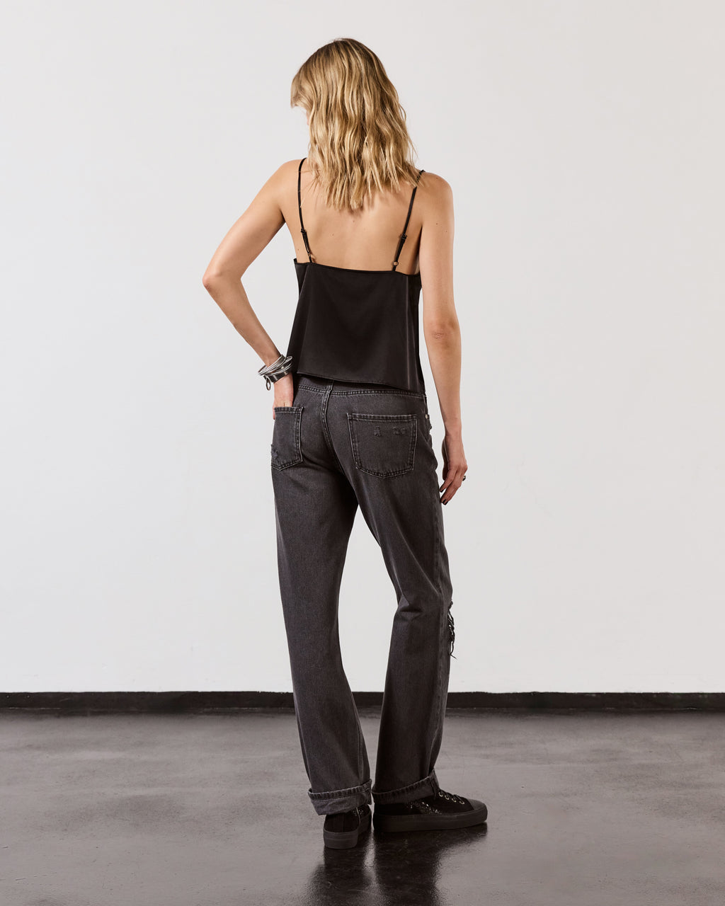 The Black Slip Top