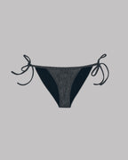 Black Sparkly Bikini Bottom - Product photo