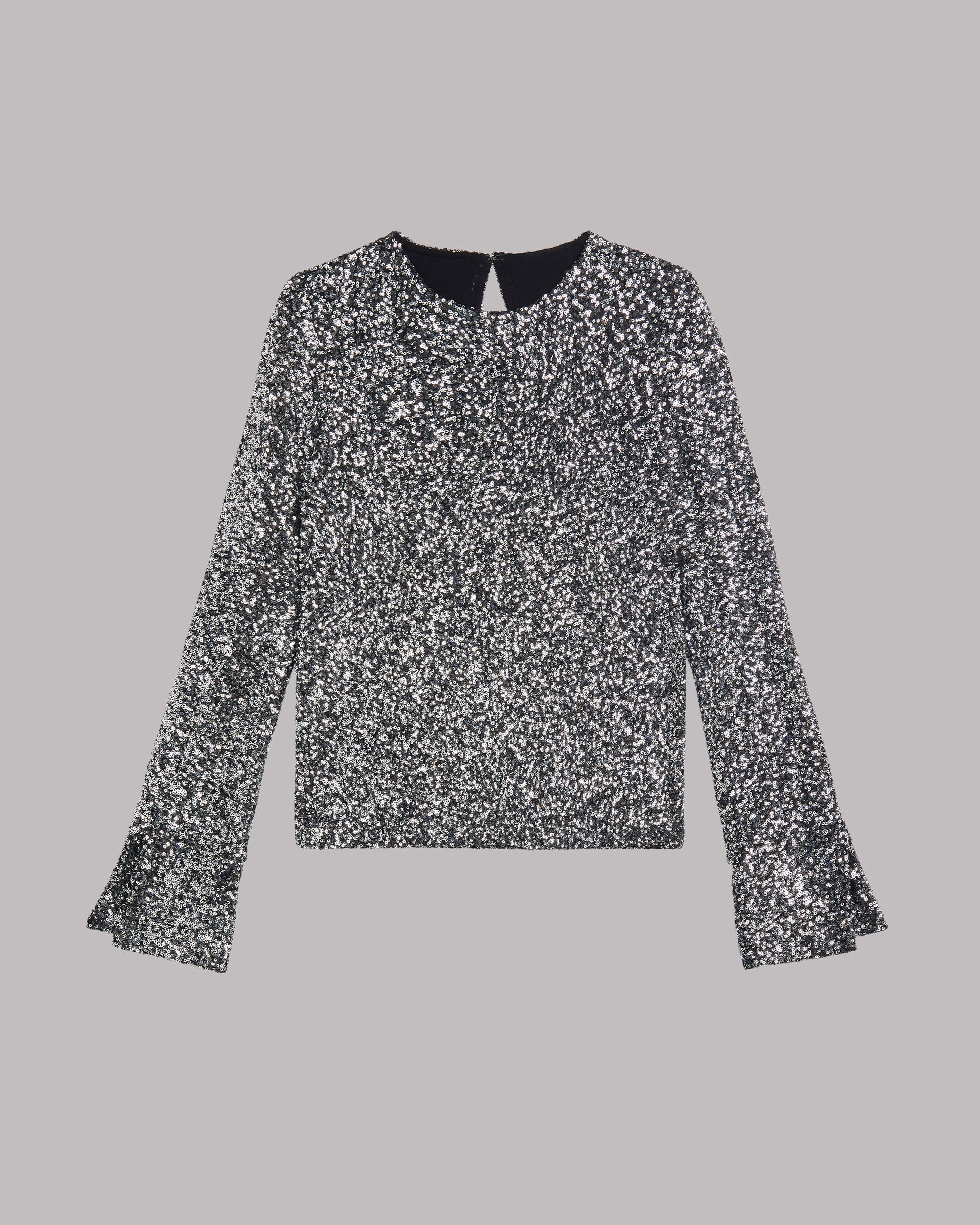 Blusa de lentejuelas oscuras - Foto del producto
